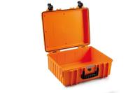 B&W transportkoffer outdoor - type 6000 oranje - waterdicht conform IP67 certificering, stofdicht, onbreekbaar en onverwoestbaar, oranje, Typ 6000 - Innenmaß 47x35x20cm, Type 6000 - binnenmaat 47 x 35