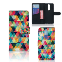 Alcatel 3 (2019) Telefoon Hoesje Geruit