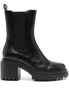 TWINSET bottines en cuir 85 mm - Noir