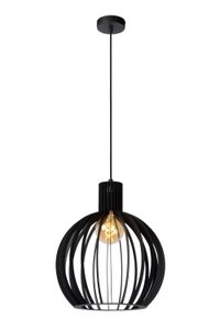 Lucide MIKAELA - Hanglamp - Ø 35 cm - 1xE27 - Zwart