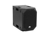 Omnitronic BOB-10A Subwoofer actief zwart | 10 inch basreflex subwoofer met DSP en 600 W RMS-vermogen | Flexibel uitbreidbaar met BOB-4-satellieten voor 2.1-, 4.1- en 8.1-werking