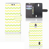 Huawei Y625 Telefoon Hoesje Waves Yellow