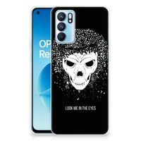 Silicone Back Case OPPO Reno 6 5G Skull Hair