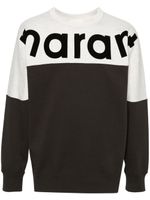 MARANT Howley logo-intarsia sweatshirt - Noir