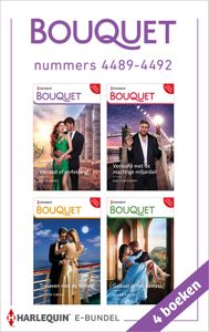 Bouquet e-bundel nummers 4489 - 4492 - Julia James, Kali Anthony, Caitlin Crews, Millie Adams - ebook