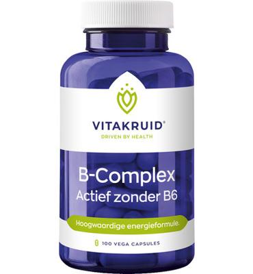 Vitakruid Vitakruid B-complex Actief Zonder B6 (100vc)