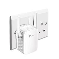 TP-Link N300 Universal Range Extender, Broadband/Wi-Fi Extender, Wi-Fi Booster/Hotspot with 1 Ethernet Port and 2 External Antennas, Plug and Play, Built-In Access Point Mode, UK Plug (TL-WA855RE)