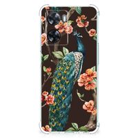 OPPO A57 | A57s | A77 4G Case Anti-shock Pauw met Bloemen