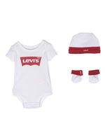 Levi's Kids trousseau de naissance à logo imprimé - Blanc