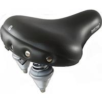 Selle Comfort Classic Retro XL Fietszadel Zwart