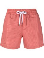 Frescobol Carioca short de bain en jacquard à imprimé Pepe - Orange