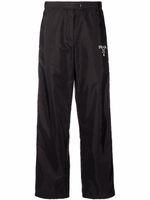 Prada pantalon de jogging Re-Nylon à rayures latérales - Noir