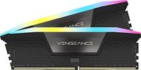 Corsair VENGEANCE RGB DDR5 32GB (2x16GB) 5600MHz C36 Intel Geoptimaliseerd Desktopgeheugen (Dynamische Tienzonige RGB-Verlichting, Aangepaste XMP 3.0-Profielen, Strakke Reactietijden) Zwart