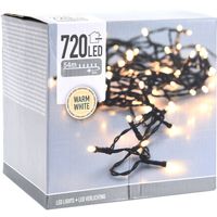 Kerstverlichting - warm wit - 720 leds - 5400 cm - groen snoer - thumbnail