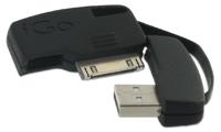 iGo PS00290-0002 KeyJuice Apple iPod/iPhone/iPad oplaadkabel (USB 2.0 naar Apple Dock Connector) zwart