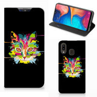 Samsung Galaxy A30 Magnet Case Cat Color