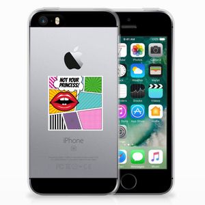 Apple iPhone SE | 5S Silicone Back Cover Popart Princess