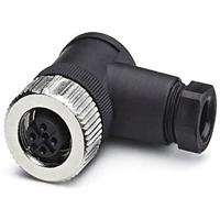 Phoenix SACC-FR-4CON-PG 7-M SCO stekker (M12, zwart, roestvrij staal, IP67, 250V, 4A, 20.32g)