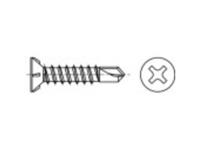 159668 Raamschroeven 3.9 mm 32 mm Kruiskop Phillips Staal Gehard zilver 1000 stuk(s)