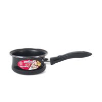 Steelpan/sauspan zwart anti aanbaklaag 16 cm   -