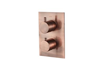 Saniclear Copper complete inbouw thermostaat geborsteld koper Saniclear Copper complete inbouw thermostaat geborsteld koper