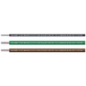 Helukabel 60913-305 Enkele ader UL-CSA 1 G 8.37 mm² Groen-geel 305 m