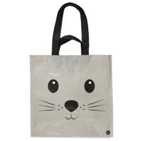 Balvi Shopper Kitty 40 X 20 Cm Grijs/zwart