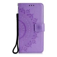 Shop4 - iPhone Xs Max Hoesje - Wallet Case Mandala Patroon Paars