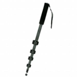 Walimex WAL1983 Monopod 1/4 inch Werkhoogte: 55 - 185 cm Donkergrijs Incl. tas