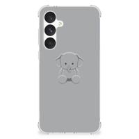 Samsung Galaxy A55 Stevig Bumper Hoesje Grijs Baby Olifant