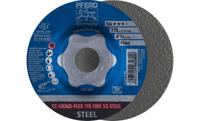 PFERD 64187115 CC-GRIND-FLEX 115 SG STEEL FINE Schuurschijf Diameter 115 mm Boordiameter 22.23 mm 10 stuk(s)