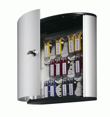 Durable Sleutelkast KEY BOX 18 - 1951 1951-23 Aantal haken 18 Zilver (metallic)