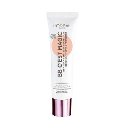 L’Oréal Paris Make-Up Designer BB C'est Magic BB Cream - 03 Medium Light Gekleurde Dagcrème met Hydraterend Vijg-extract, Antioxidanten en SPF 20 - 30 ml