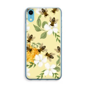 No flowers without bees: iPhone XR Transparant Hoesje