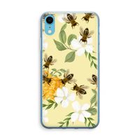 No flowers without bees: iPhone XR Transparant Hoesje - thumbnail