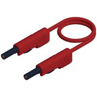 SKS Hirschmann MLB 200/1 V rt Meetsnoer [Banaanstekker 4 mm - Banaanstekker 4 mm] 2.00 m Rood 1 stuk(s)