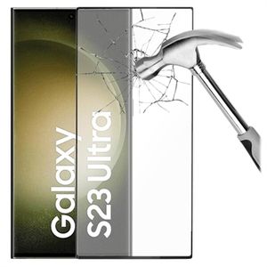 Prio 3D Samsung Galaxy S23 Ultra 5G Glazen Screenprotector - Zwart