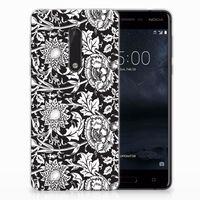 Nokia 5 TPU Case Black Flowers