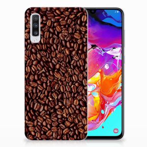 Samsung Galaxy A70 Siliconen Case Koffiebonen