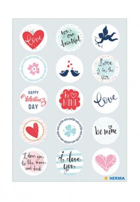 Herma stickers Liefdesberichten meisjes 12 x 8,4 cm folie Herma stickers Liefdesberichten meisjes 12 x 8,4 cm folie