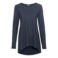 Longshirt met A-lijn uit hennep en bio-katoen, marine 40