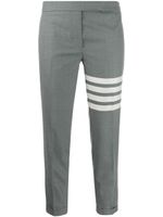 Thom Browne pantalon skinny à 4 bandes signature - Gris