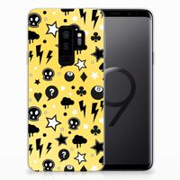 Silicone Back Case Samsung Galaxy S9 Plus Punk Geel