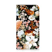 Smart Cover voor iPhone 13 Mini Dark Flowers