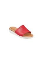 Slippers Santini rundnappaleer Van Salamander rood