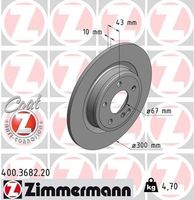 Remschijf Coat Z 400368220