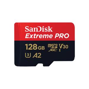 SanDisk Extreme PRO microSDXC-kaart 128 GB Class 10, UHS-I, v30 Video Speed Class Schokbestendig, Waterdicht