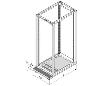 nVent SCHROFF 27230146 19 inch Sokkel voor patchkast