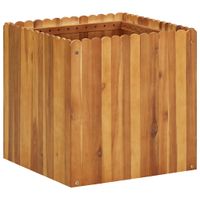 Plantenbak verhoogd 50x50x50 cm massief acaciahout