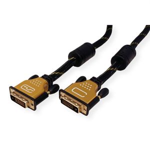 ROLINE GOLD Monitorkabel DVI, M-M, (24+1) dual link, 2 m